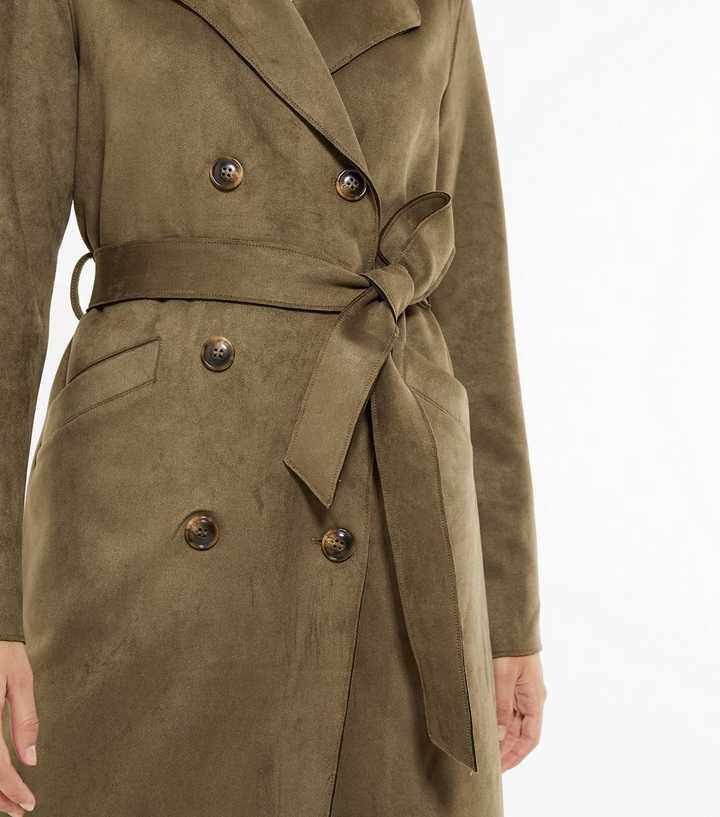 Olive Belted Trench Coat – EditTheLabel