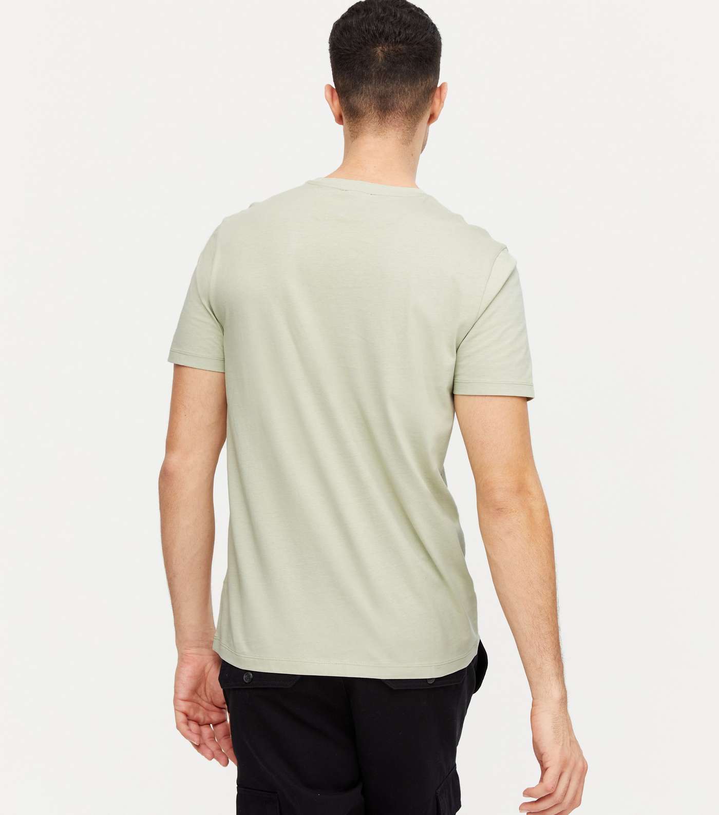 Light Green Cherry Embroidered T-Shirt Image 4