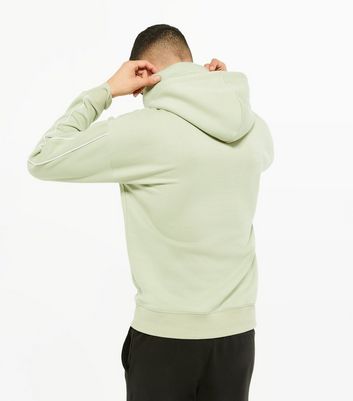 Light Green Hoodie with Snood New Look