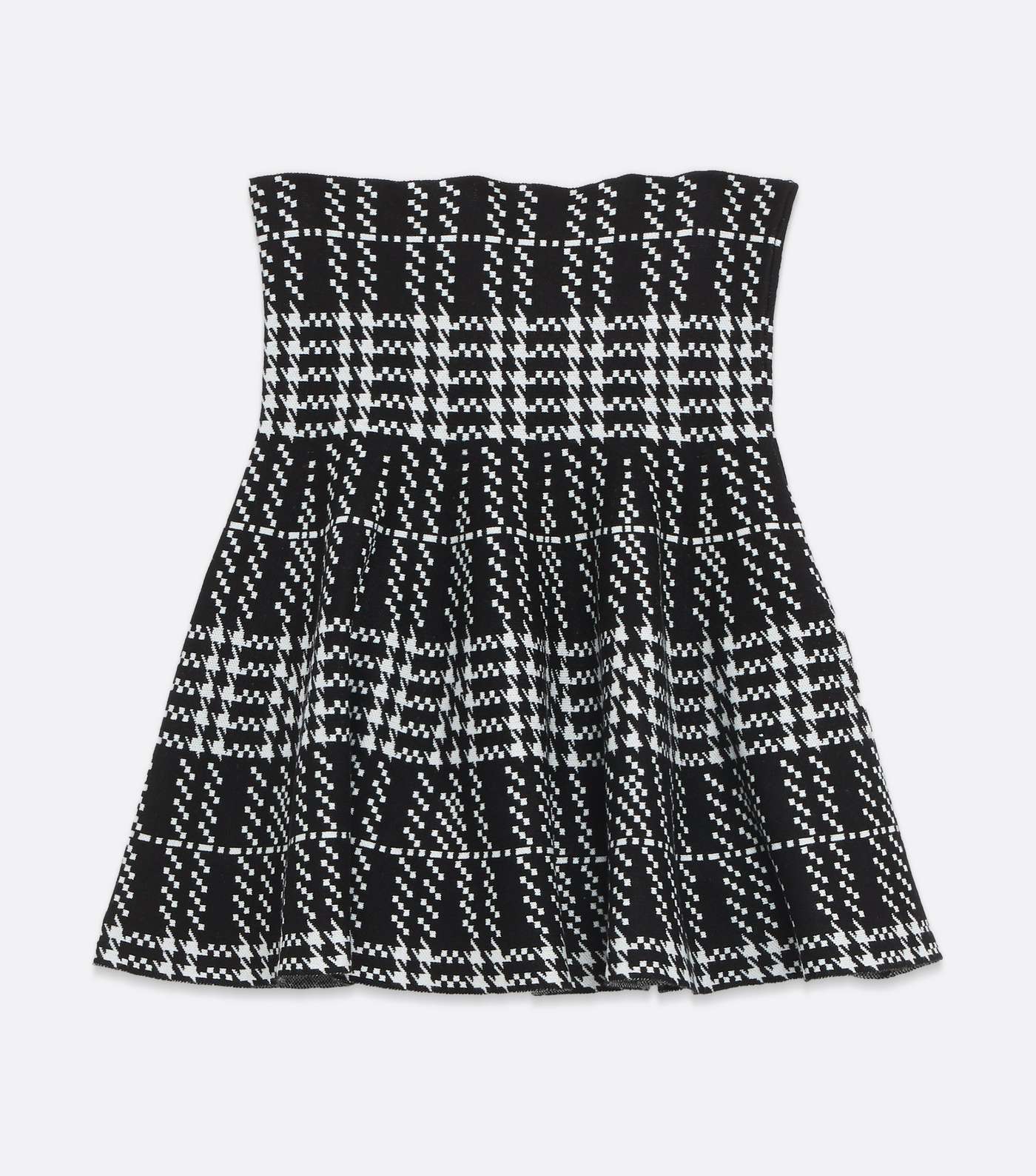 Black Check Mini Flippy Skirt  Image 5