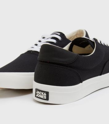 shop for Men's Jack & Jones Black Canvas Chunky Trainers New Look at Shopo