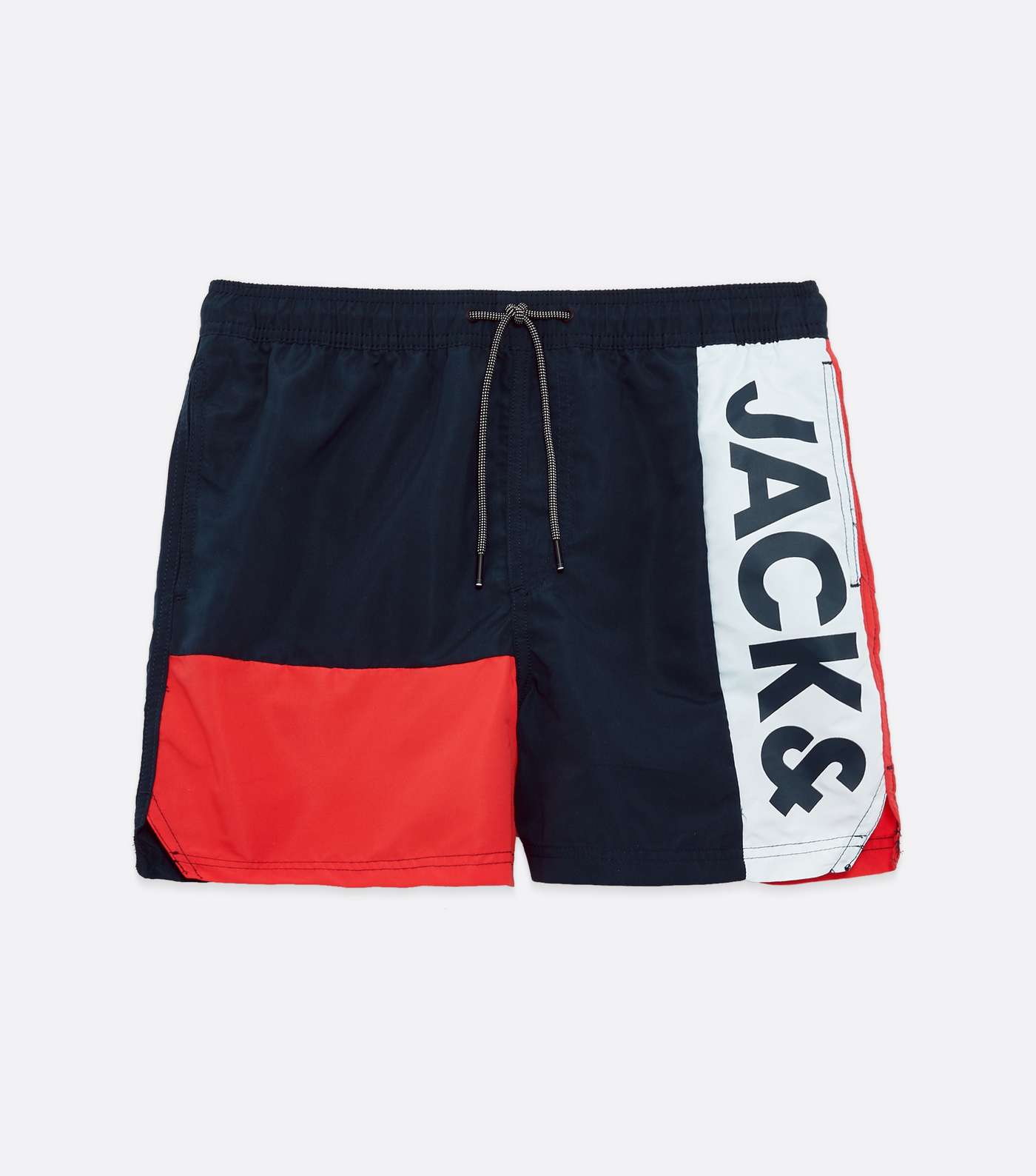 Jack & Jones Navy Colour Block Swim Shorts Image 5