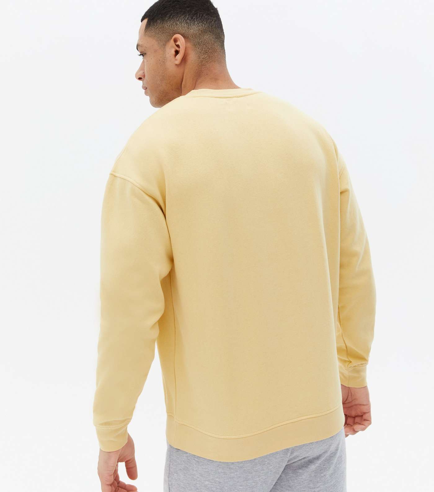 Jack & Jones Pale Yellow Jersey Sweatshirt Image 4