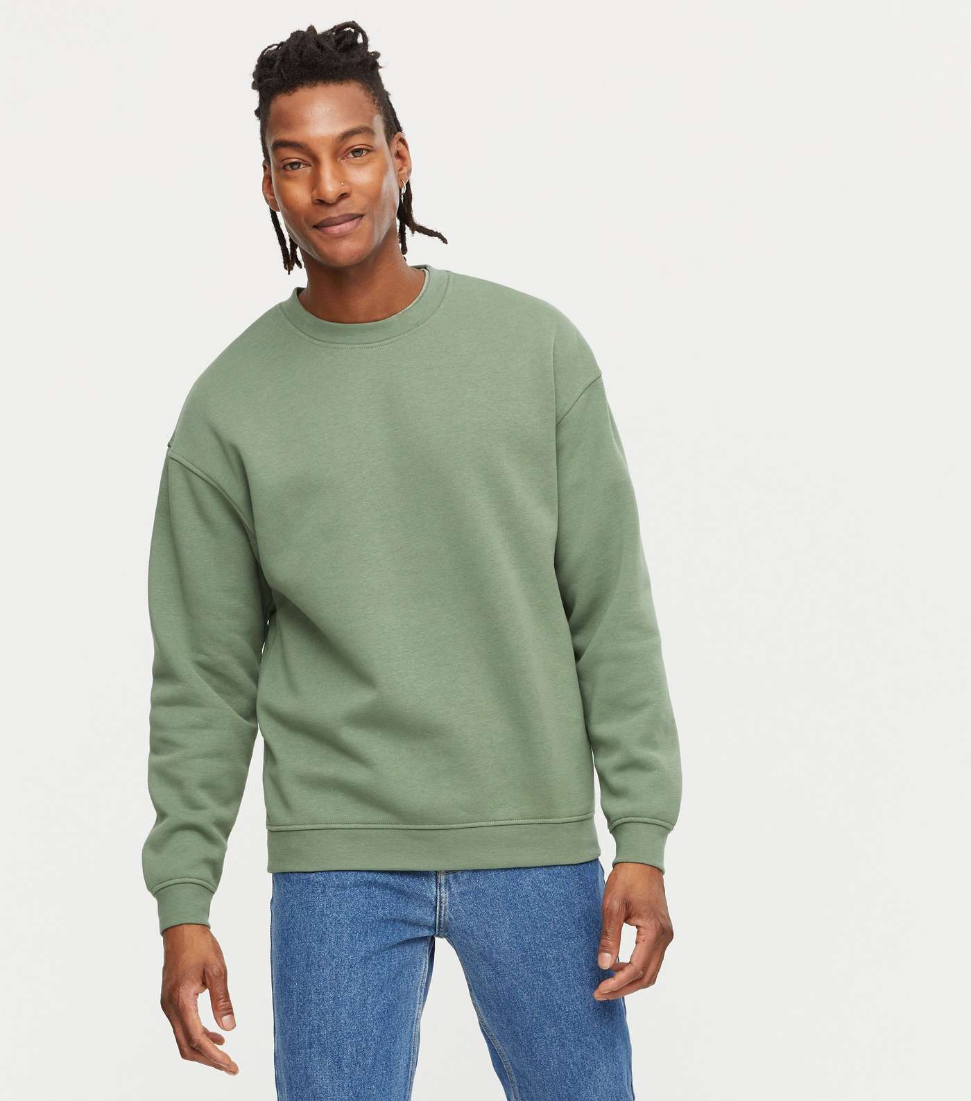 Jack & Jones Green Jersey Sweatshirt