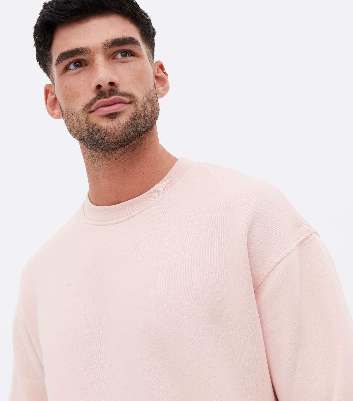 Jack & Jones Pale Pink Jersey Sweatshirt Image 3