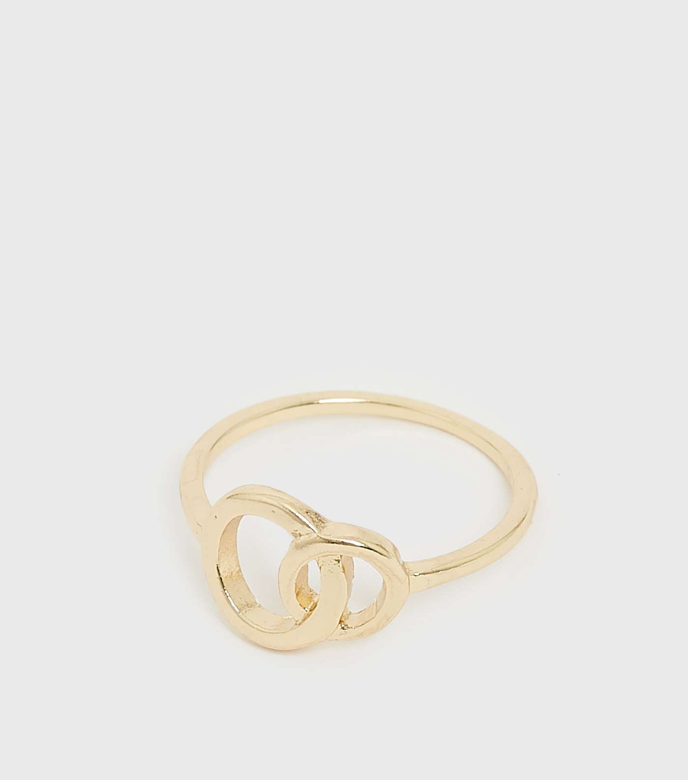 Gold Double Circle Ring