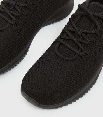 womens black sports trainers