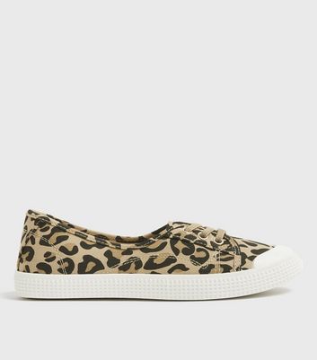 New look sale animal print trainers