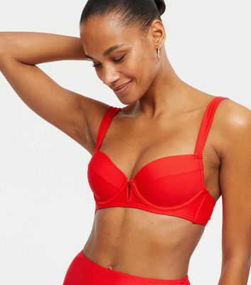 scoop underwire bikini top