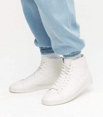 White High Top Trainers New Look