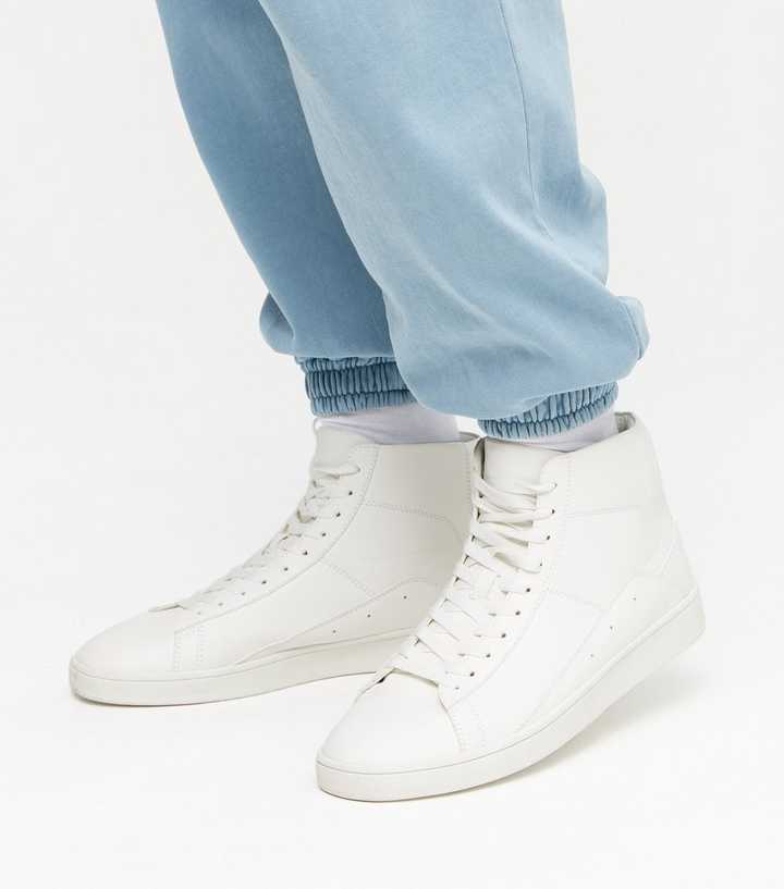 animation analysere Takke White High Top Trainers | New Look