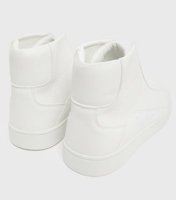 White High Top Trainers New Look