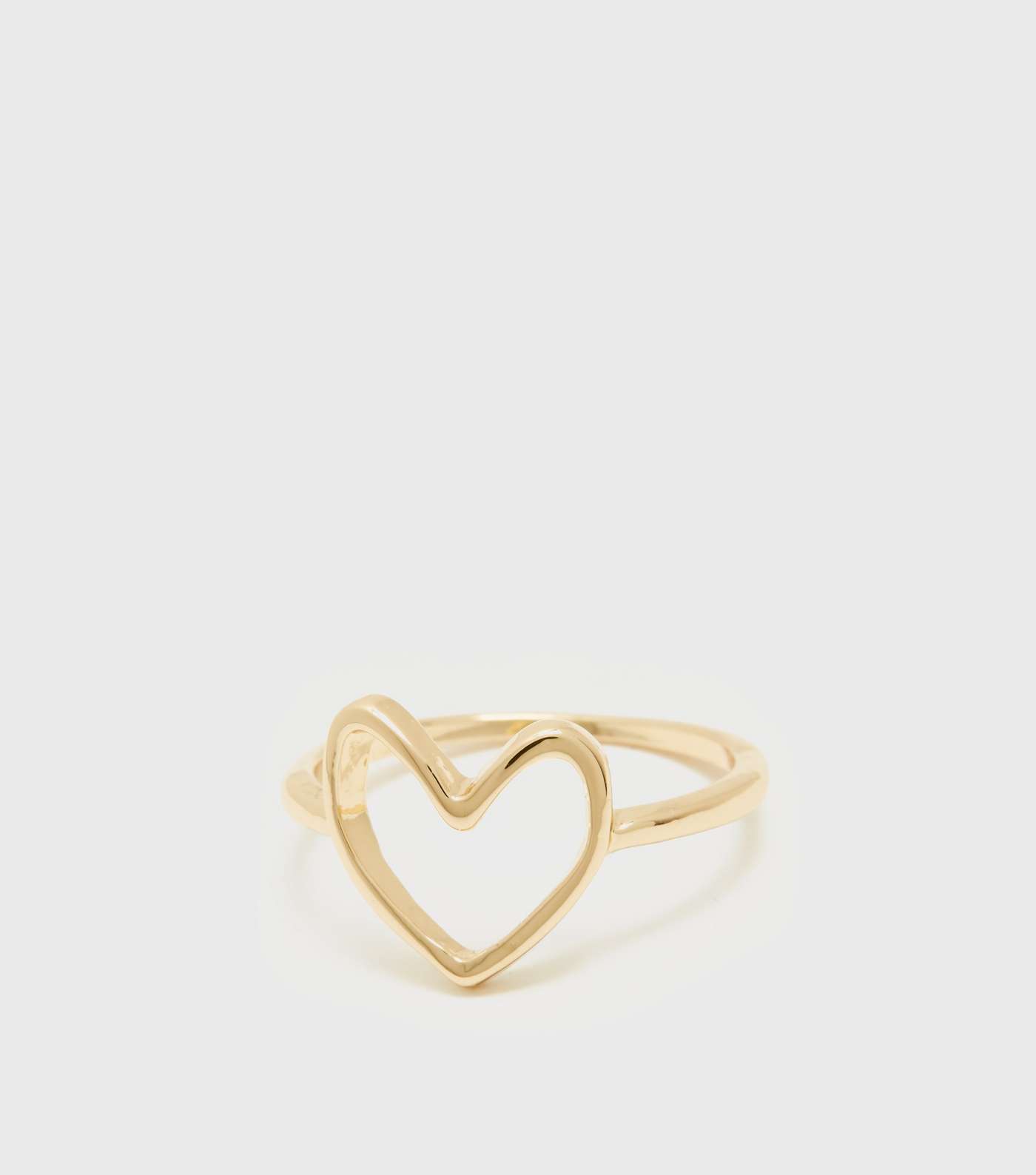 Gold Heart Sketch Ring