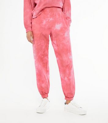 bright pink joggers