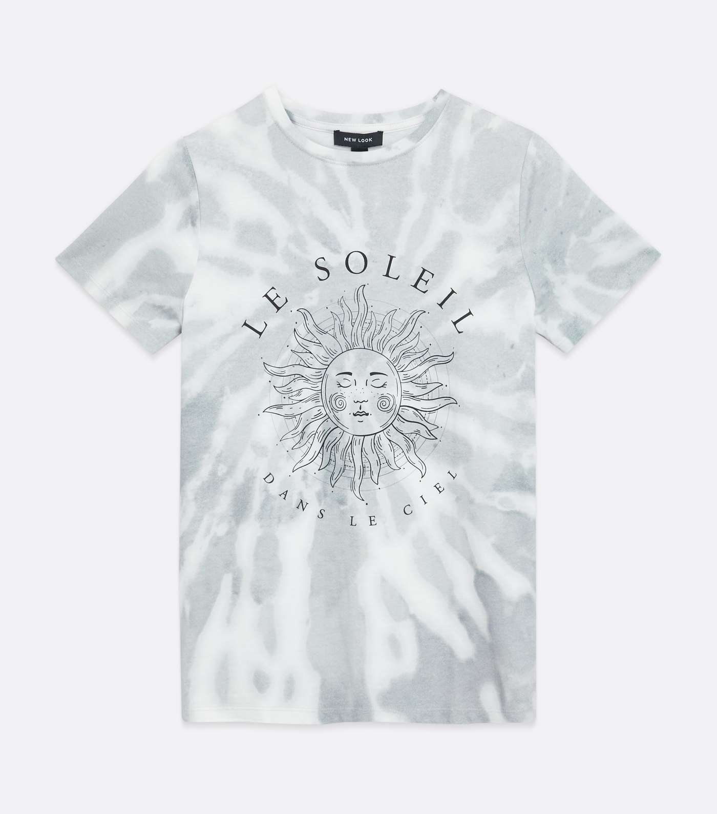 Blue Tie Dye Le Soleil Mystic Logo T-Shirt  Image 5