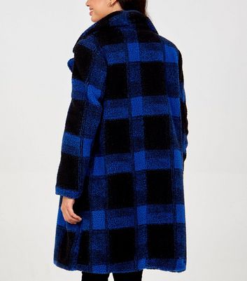 bright check coat