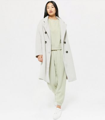 Petite Light Green Cuffed Joggers | New 