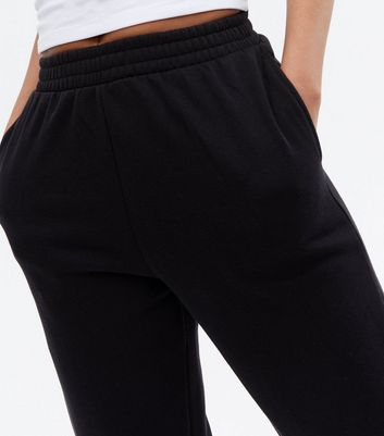 Tall Black Cuffed Joggers | New Look