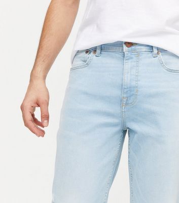 light blue straight jeans mens