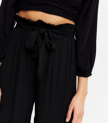Black Cheesecloth High Waist Beach 