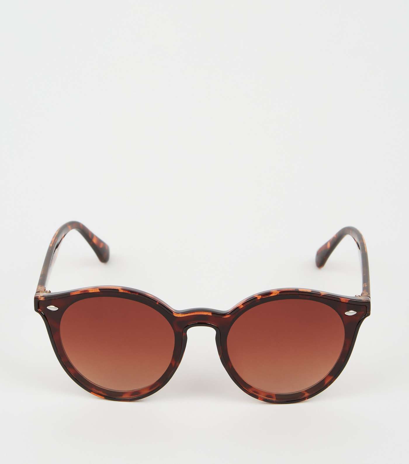 Girls Dark Brown Tortoiseshell Effect Sunglasses Image 3