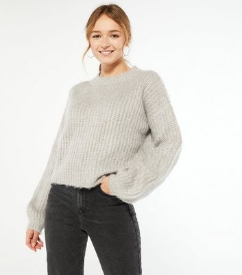 Grey hotsell waffle jumper