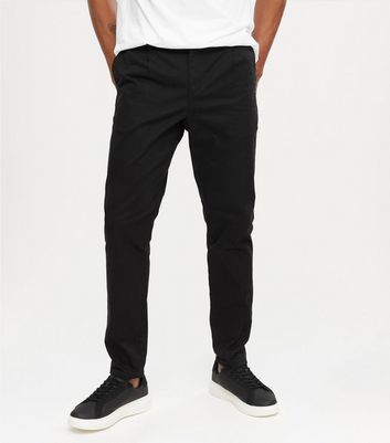 mens black skinny chino