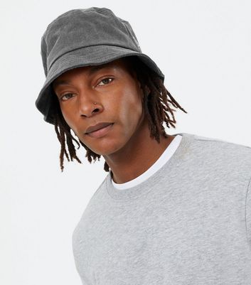 Only \u0026 Sons Black Acid Wash Bucket Hat 