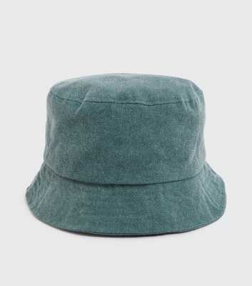 Only & Sons Green Acid Wash Bucket Hat