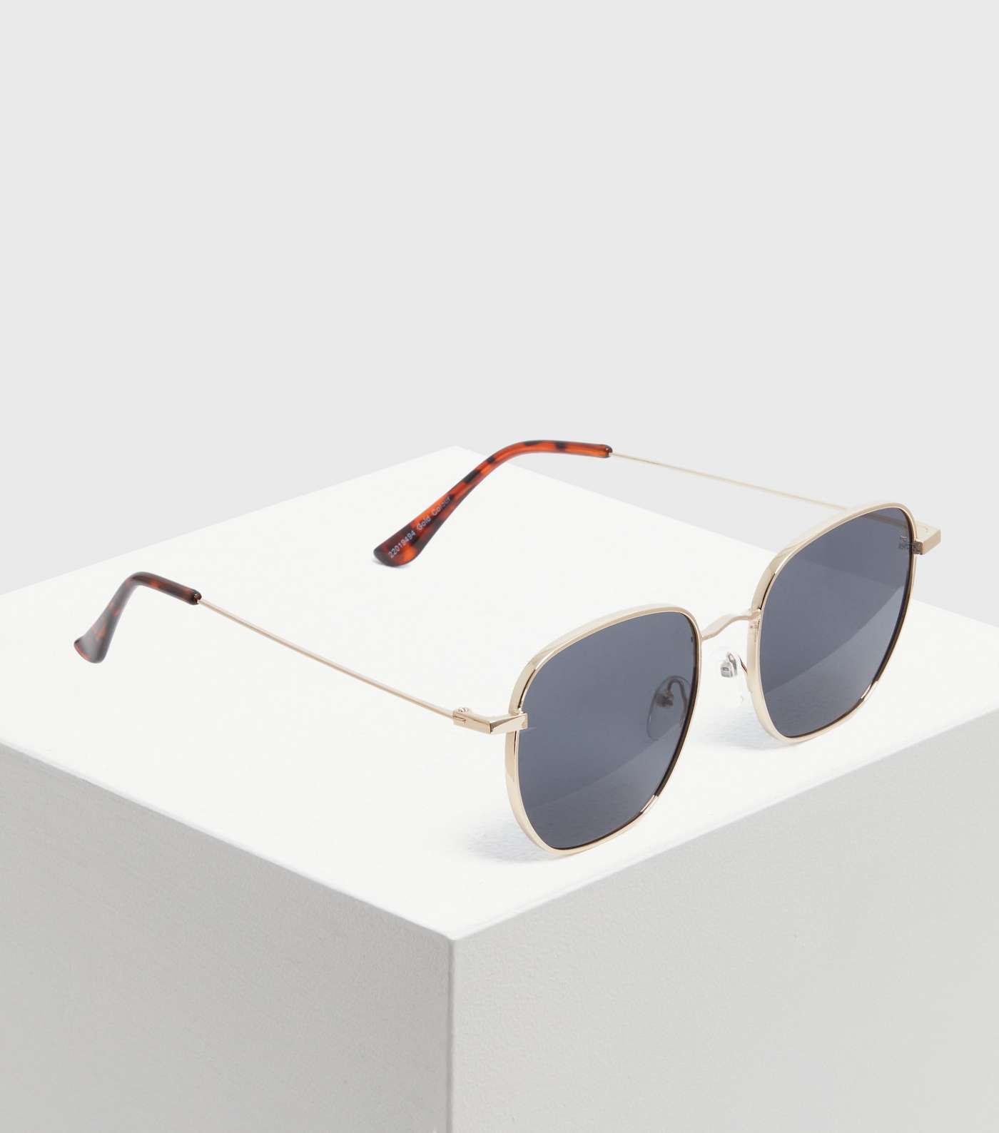 Only & Sons Gold Square Frame Sunglasses