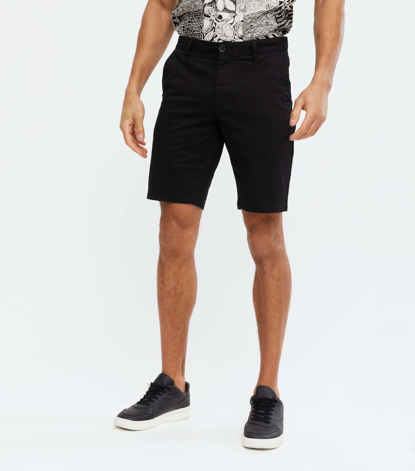 Only & Sons Black Chino Shorts Image 2