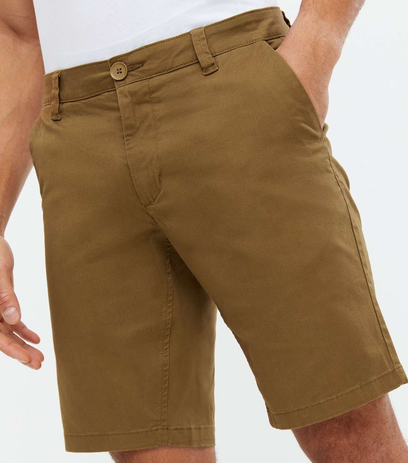 Only & Sons Tan Chino Shorts Image 3
