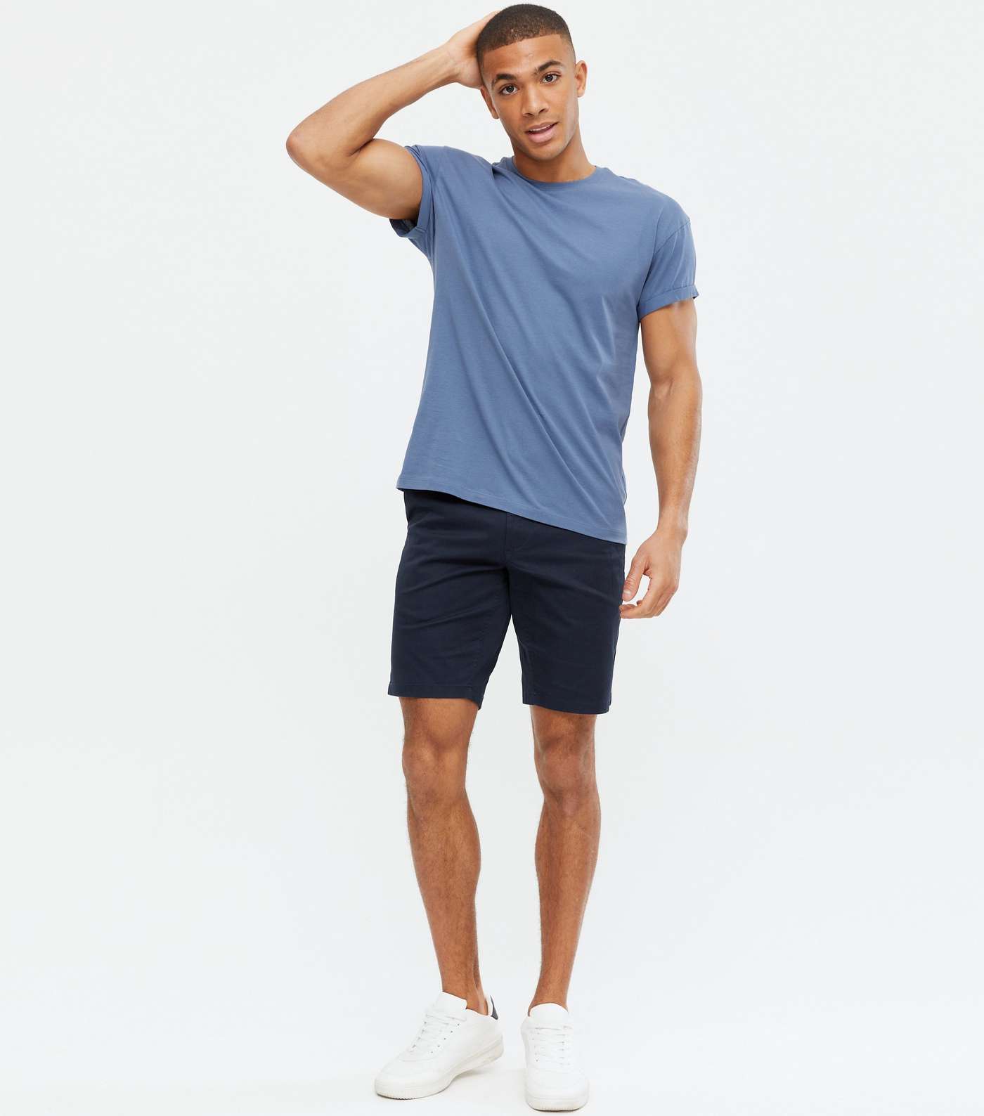 Only & Sons Navy Chino Shorts