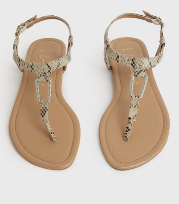 Snake on sale sandals flat