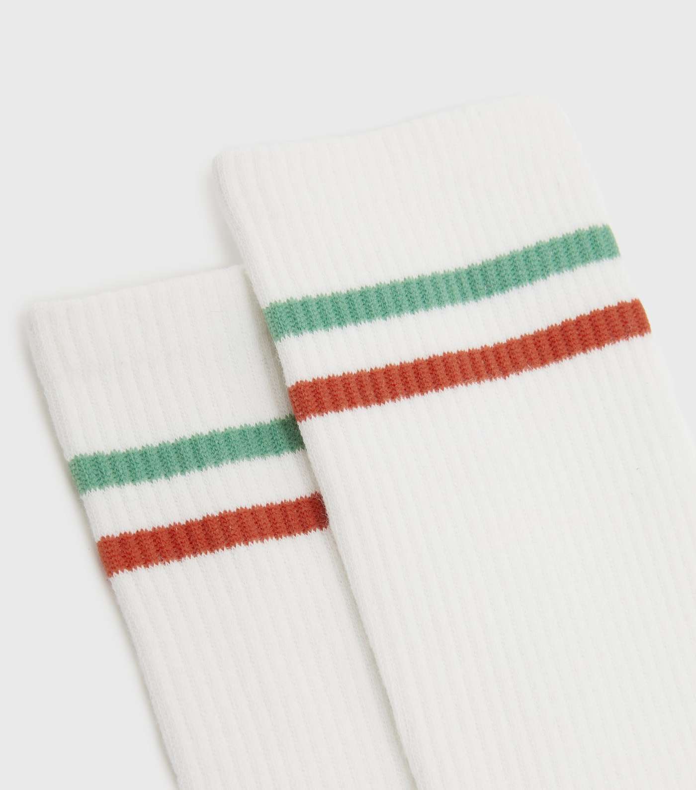 Only & Sons 2 Pack Green Sports Stripe Socks Image 2