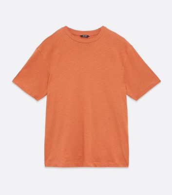 Only \u0026 Sons Orange Back Logo Oversized 