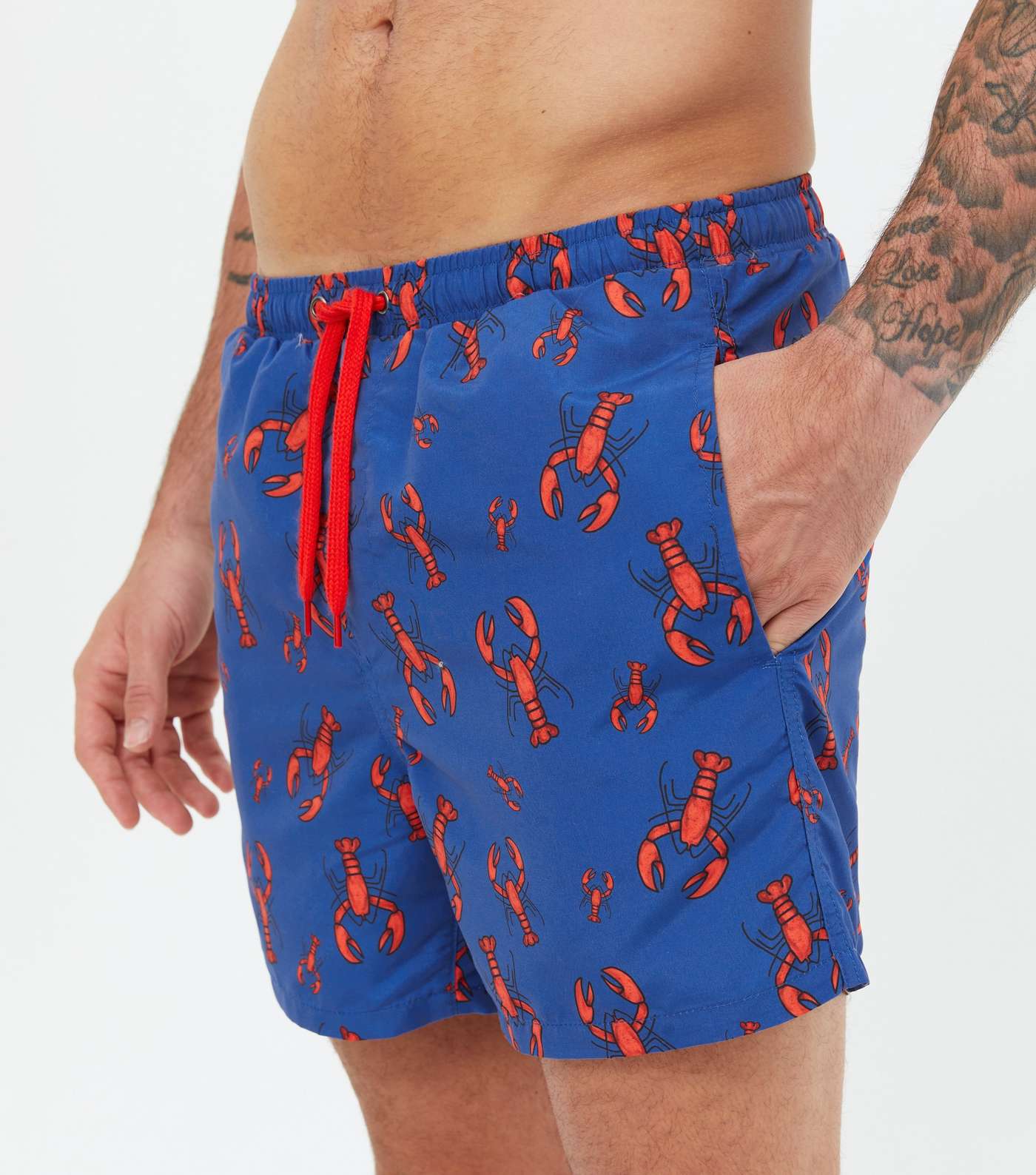 Only & Sons Blue Lobster Swim Shorts Image 3