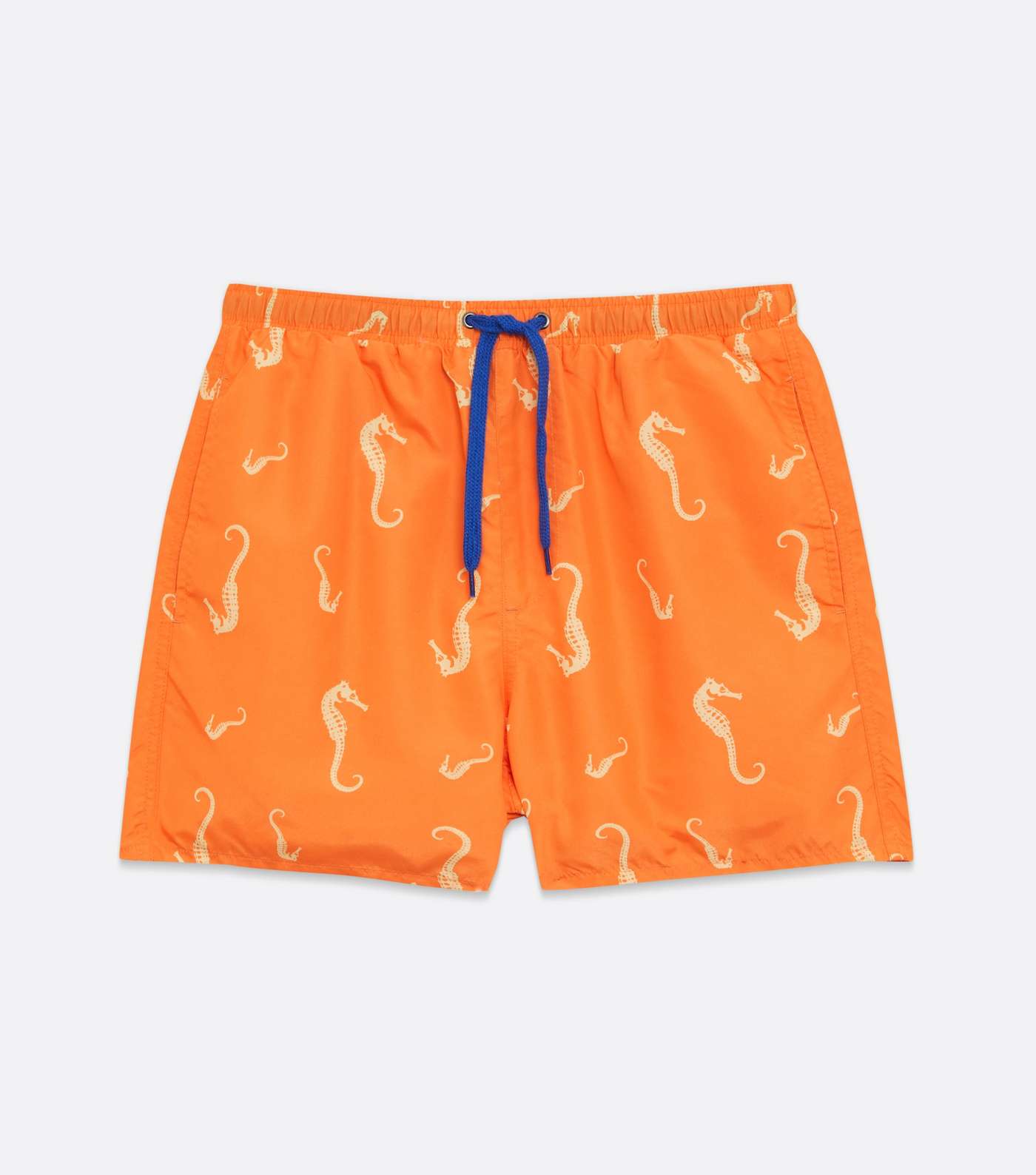 Only & Sons Bright Orange Seahorse Swim Shorts Image 5