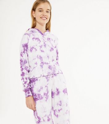 lilac tie dye hoodie