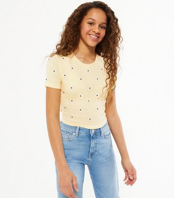 yellow daisy top