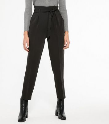 Satin Tie-Waist Pants | Printed dress pants, Striped pants women, Side  stripe trousers