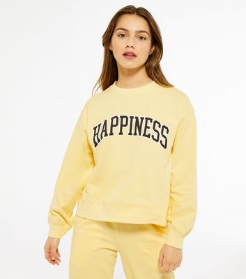 new look yellow sweatshirt