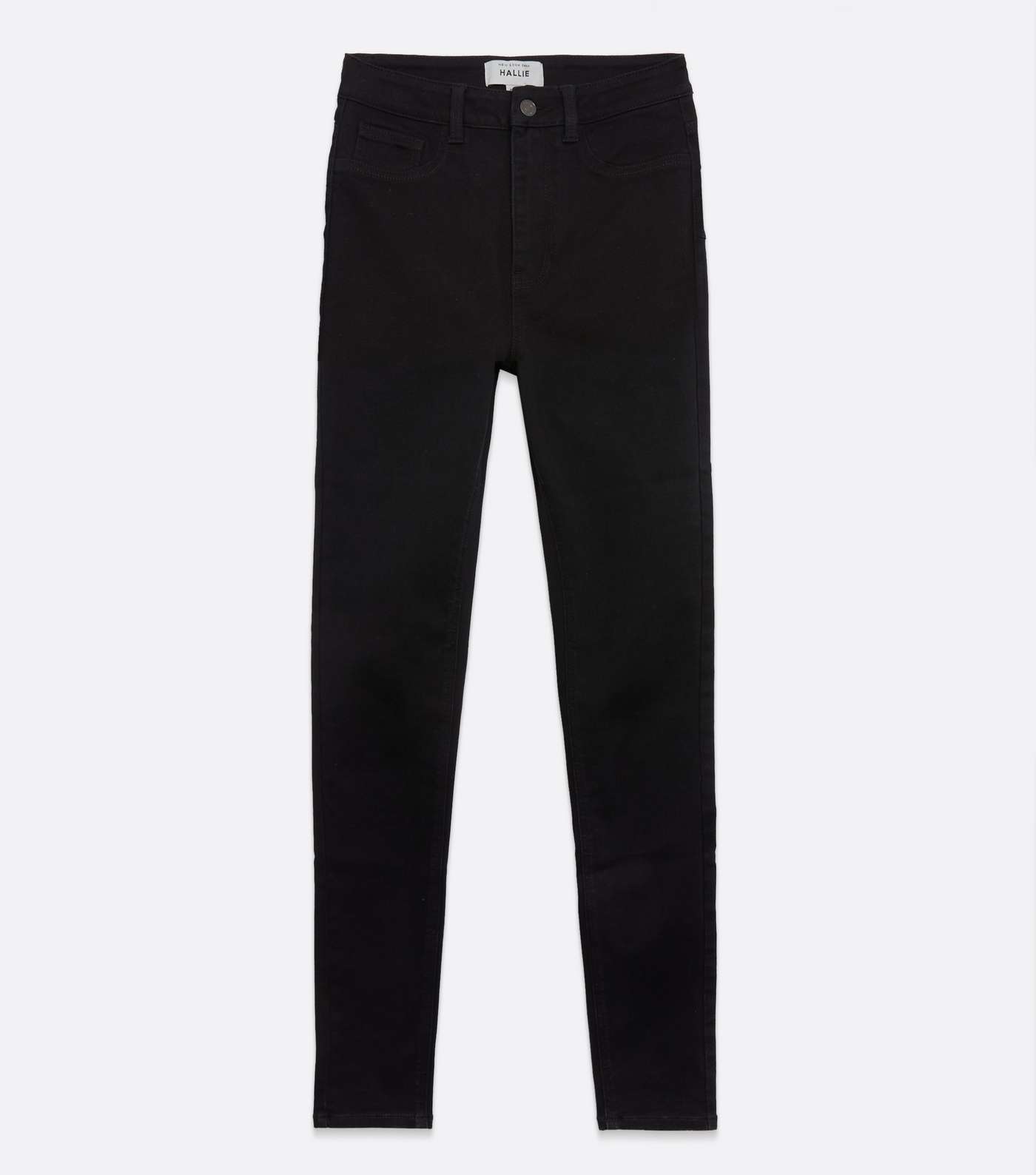 Tall Black Dark Wash High Waist Hallie Super Skinny Jeans Image 5