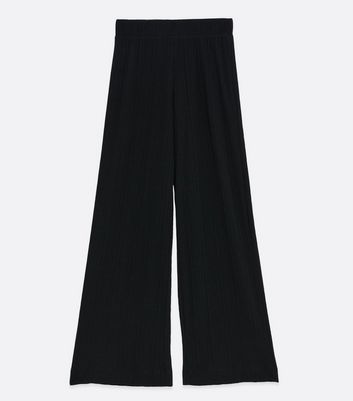 black flowy pants