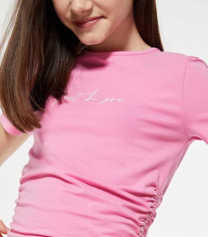 girls hot pink shirt