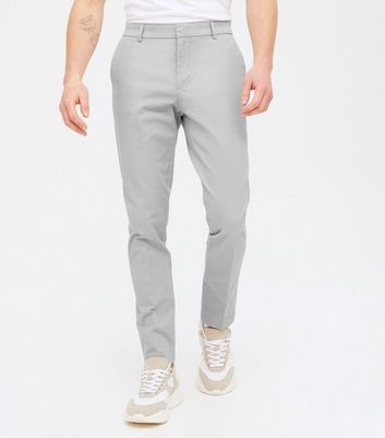 grey skinny fit chinos