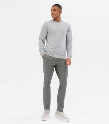 Green Tapered Skinny Fit Chinos
