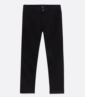 black slim fit chino