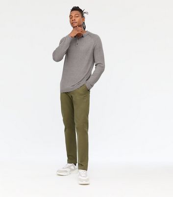 Khaki Slim Fit Chinos | New Look
