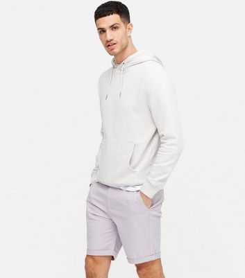 Lilac Turn Up Hem Chino Shorts | New Look